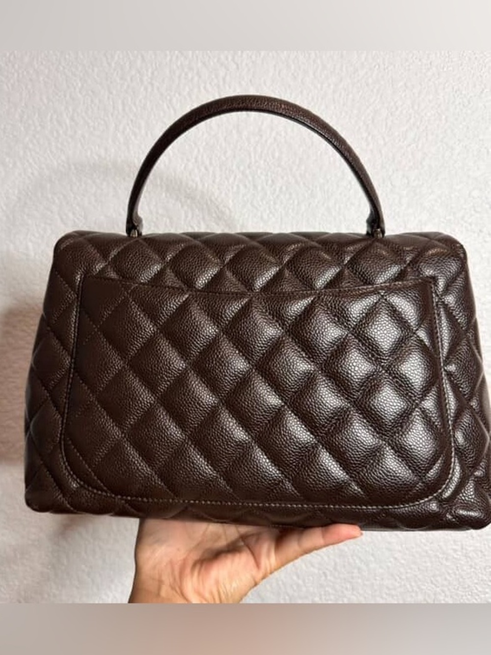 CHANEL Kelly caviar with SHW - Picture 6 of 10